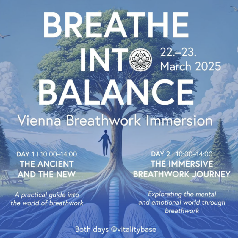 BREATHE INTO BALANCE - Vienna Breathwork Immersion 22 + 23 March 2025